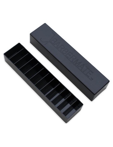 Caddy Organizador BarberMate para 10 Cuchillas - Negro