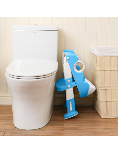 Asiento de Entrenamiento para Baño Wiifo Azul Ajustable