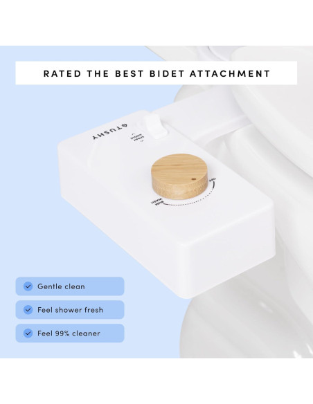 Bidet TUSHY Classic 3.0 No Eléctrico Platino Ajustable