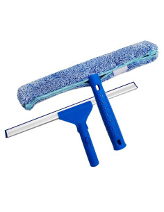 Kit Limpiador de Ventanas 35.5 cm Lahosh 2 en 1 Microfibra