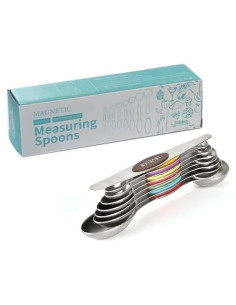 Cucharas Medidoras Magnéticas 7 Piezas Acero Inoxidable