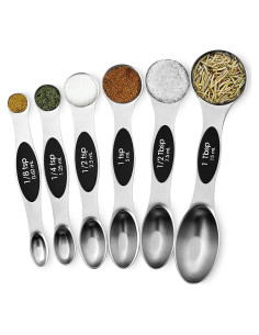 Set de Cucharas Medidoras Magnéticas NutriChef 6 Piezas