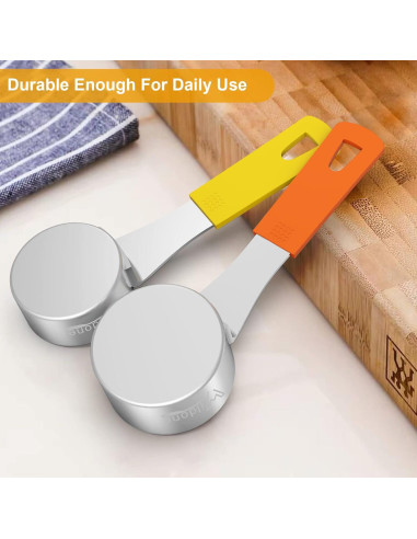 Conjunto de 8 Tazas Medidoras Wildone Acero Inoxidable