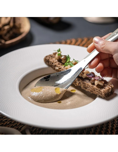 Set de 6 Cucharas de Sopa AOOSY Acero Inoxidable Ergonómicas