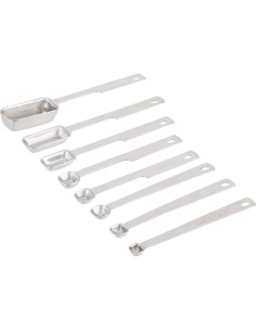 Conjunto de cucharas medidoras Norpro 8 piezas acero inoxidable 2