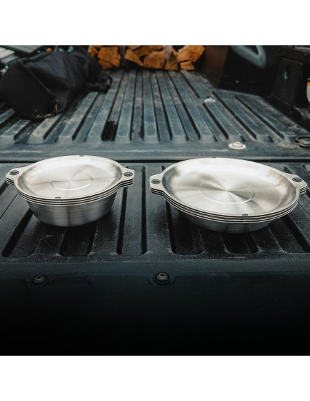 Juego de Platos y Cubiertos Magnéticos Magware 14 Piezas