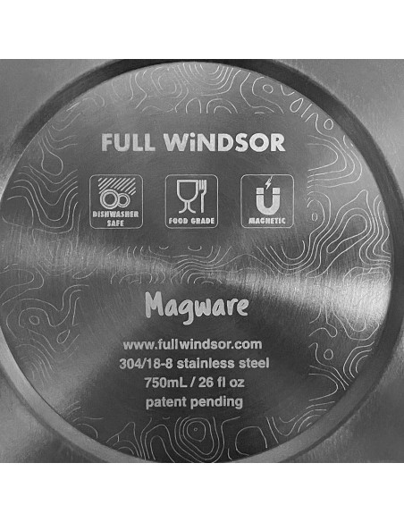 Juego de Platos y Cubiertos Magnéticos Magware 14 Piezas