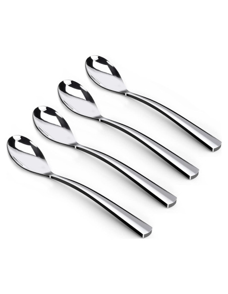Juego de 4 cucharas de café GLAMFIELDS acero inoxidable 15,24 cm