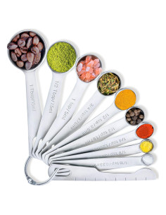 Set de 9 Cucharas Medidoras BALCI Acero Inoxidable 18/8