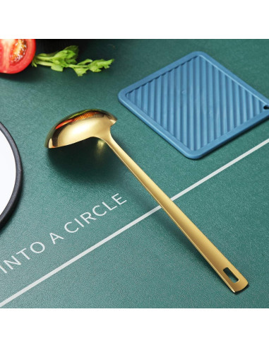 Cucharón de Cocina Berglander Acero Inoxidable Oro 30,68 cm