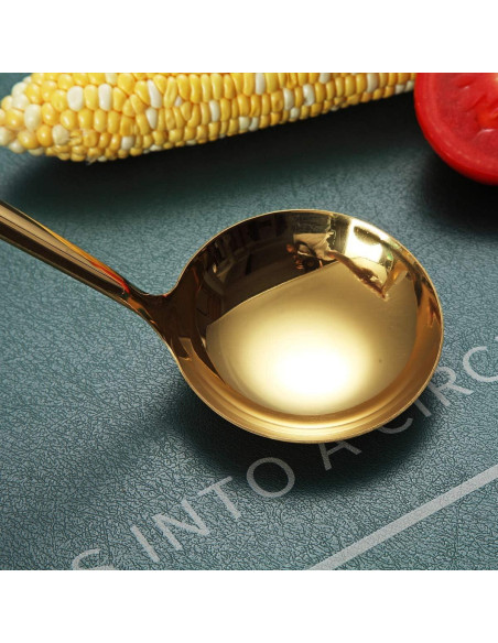 Cucharón de Cocina Berglander Acero Inoxidable Oro 30,68 cm