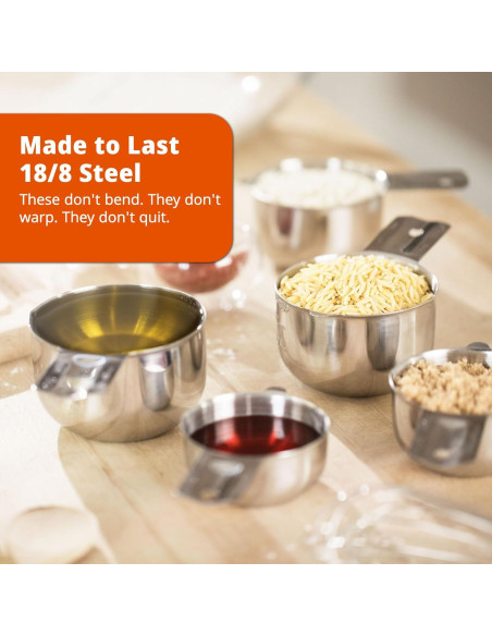 Kit de Medición Acero Inoxidable Morgenhaan - 8 Piezas