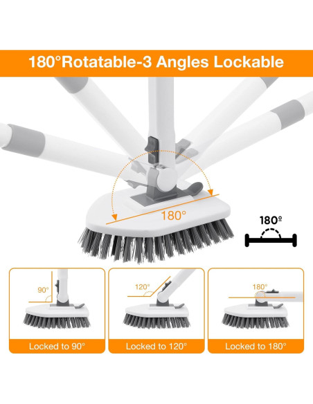 Cepillo Limpiador 4 en 1 Bestnifly para Baño y Azulejos