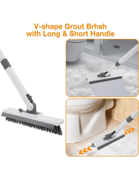 Cepillo Limpiador 4 en 1 Bestnifly para Baño y Azulejos