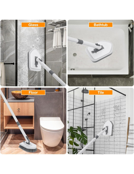 Cepillo Limpiador 4 en 1 Bestnifly para Baño y Azulejos