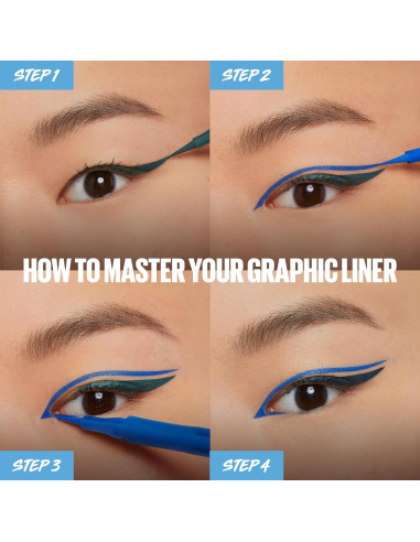 Delineador Líquido Impermeable Maybelline Master Precise Negro