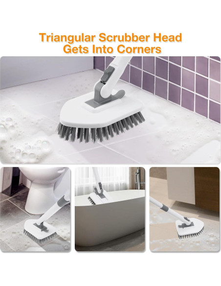Cepillo Limpiador 4 en 1 Bestnifly para Baño y Azulejos