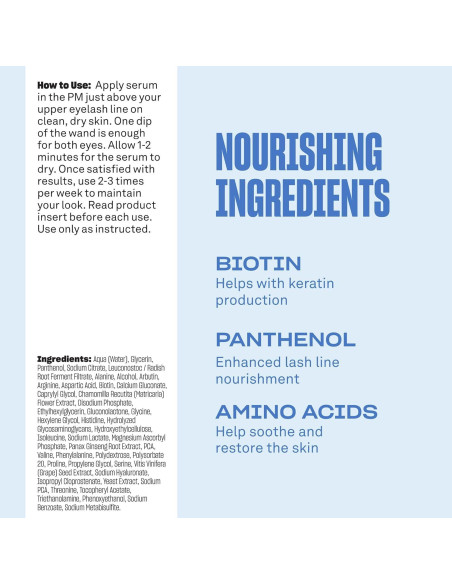 Suero de Pestañas Babe Original 1 mL - Tratamiento Vegano