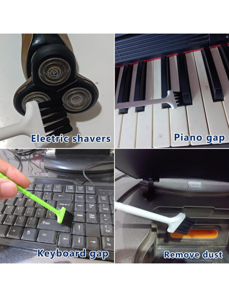 Juego de 10 Cepillos de Limpieza de Ranuras CRAFNEW - Duro