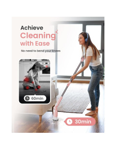 Limpiador Eléctrico Vaxeple YMG-820 con Control Remoto y 8 Cabezas 2