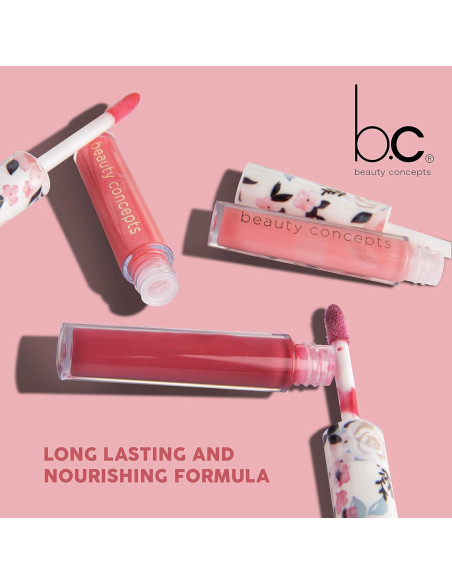 Brillo Labial Beauty Concepts - Set Floral 5 Colores 2ml