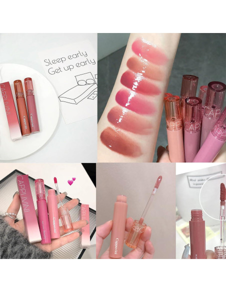 Set de Brillo Labial Hidratante 6 Colores Pakivs