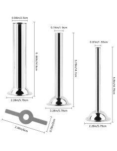 Kit de Hacer Salchichas Supkiir 3 Piezas Acero Inoxidable 2