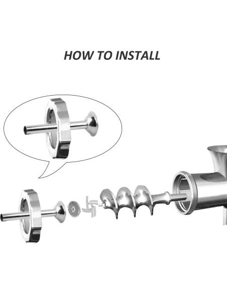 Kit de Hacer Salchichas Supkiir 3 Piezas Acero Inoxidable