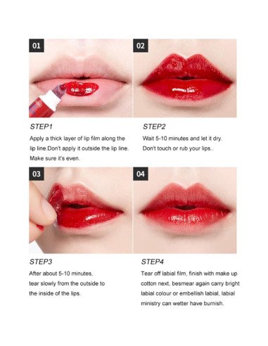 Tinte de Labios Peel Off VeniCare 6 Colores Larga Duración