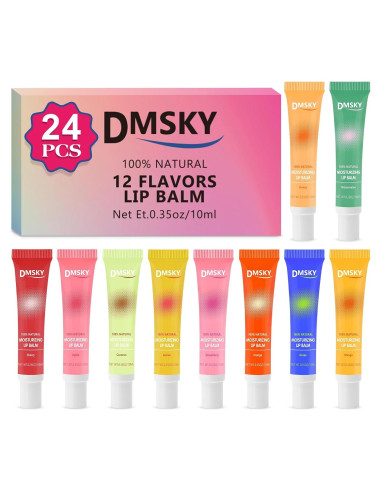 Set de 24 Brillos Labiales Dmsky 10,4 ml Hidratantes