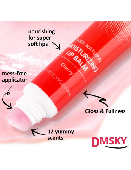 Set de 24 Brillos Labiales Dmsky 10,4 ml Hidratantes