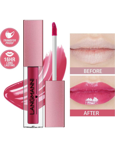 Set de 12 Pintalabios Líquido Dulele Hidratante y Brillante