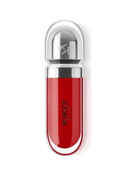 Brillo Labial Suavizante Kiko Milano 3D Rojo Cereza 10,7 cm
