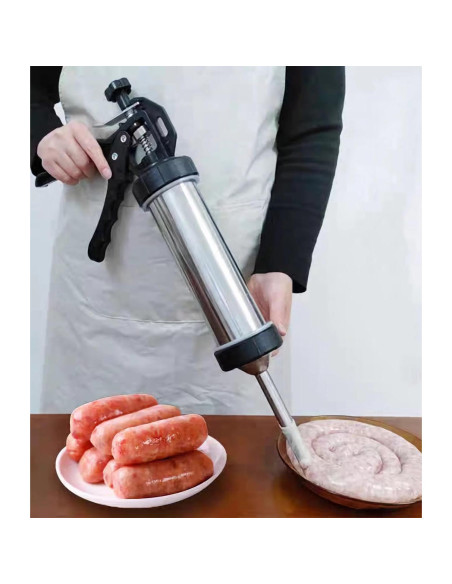 Kit de Pistola de Jerky Usluole 1 kg Acero Inoxidable