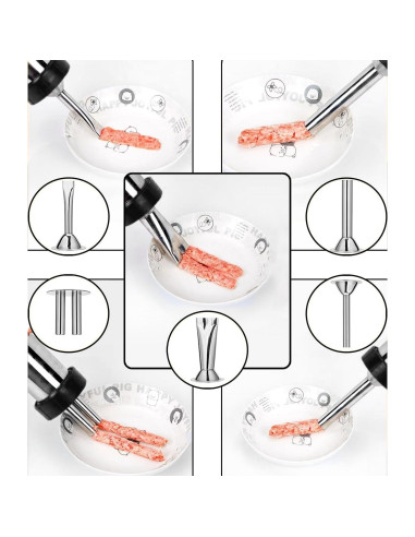 Kit de Pistola de Jerky Usluole 1 kg Acero Inoxidable