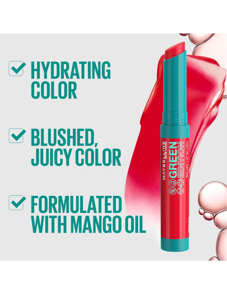 Bálsamo Labial Rubor Maybelline Edición Verde Sándalo 10.8 cm