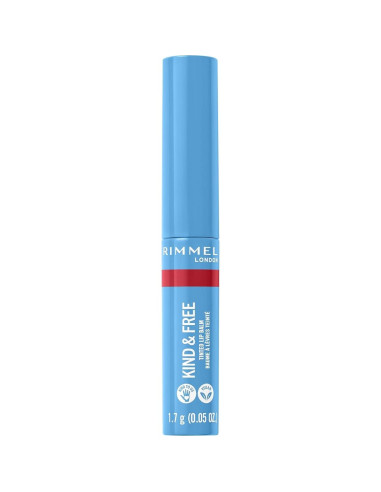 Bálsamo Labial Tinte Rimmel Kind & Free 4g Rojo Turbo