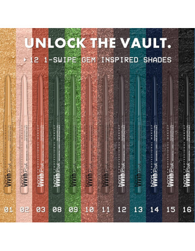 Lápiz de Ojos Mecánico NYX Reina de Cuarzo 14.27 cm