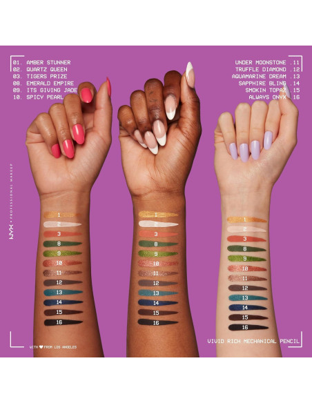 Lápiz de Ojos Mecánico NYX Reina de Cuarzo 14.27 cm