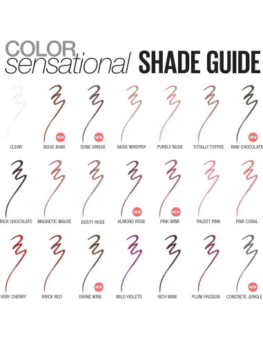 Lápiz Labial Contorno Maybelline Color Sensacional Gone Griege 4.54g