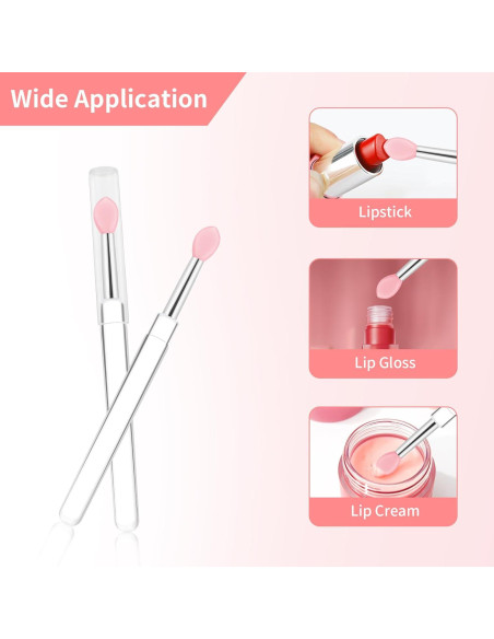 Aplicadores de Mascarilla Labial Reutilizables Yoizyfree - 6 Piezas de Silicona