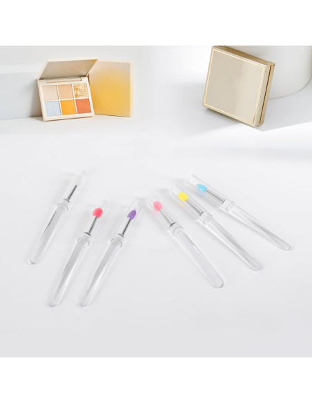 Aplicadores de Mascarilla Labial Reutilizables Yoizyfree - 6 Piezas de Silicona