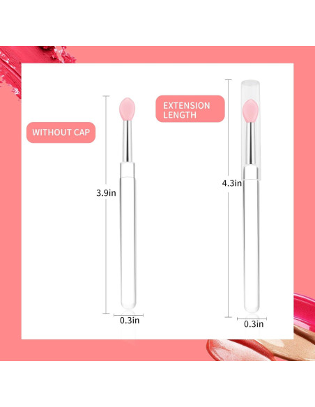 Aplicadores de Mascarilla Labial Reutilizables Yoizyfree - 6 Piezas de Silicona