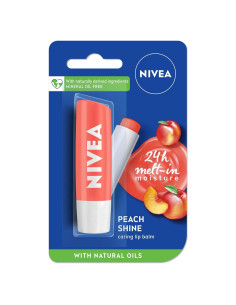 Bálsamo Labial Nivea Durazno 4,54 g Brillo Frutal