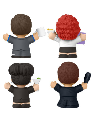 Conjunto de Figuras Coleccionables Little People Will y Grace - 4 Piezas