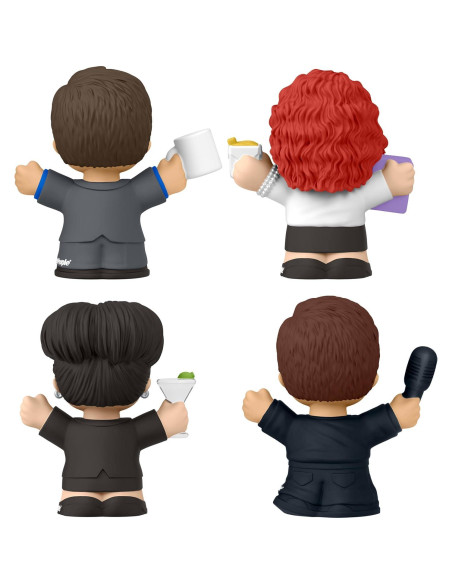 Conjunto de Figuras Coleccionables Little People Will y Grace - 4 Piezas