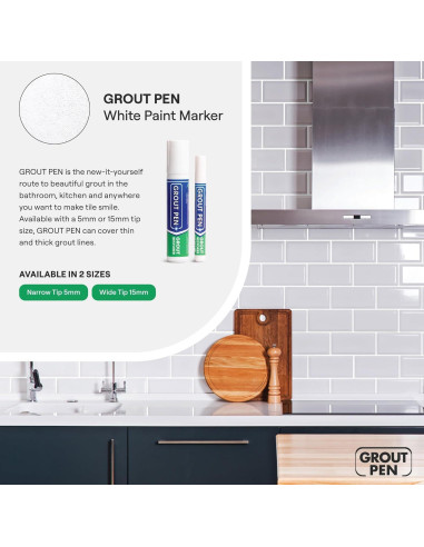 Marcador de Lechada Blanca Rainbow 5mm Impermeable 7mL