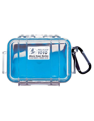Caja Micro Pelican 1010 Azul/Transparente IP67