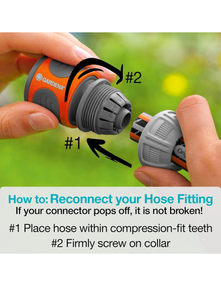 Carrete de Manguera Retráctil GARDENA 35m Montado en Pared