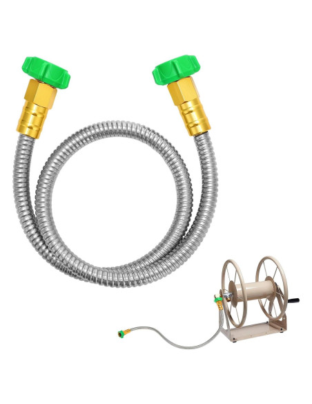 Manguera de Jardín Beeplove 91 cm Acero Inoxidable Flexible